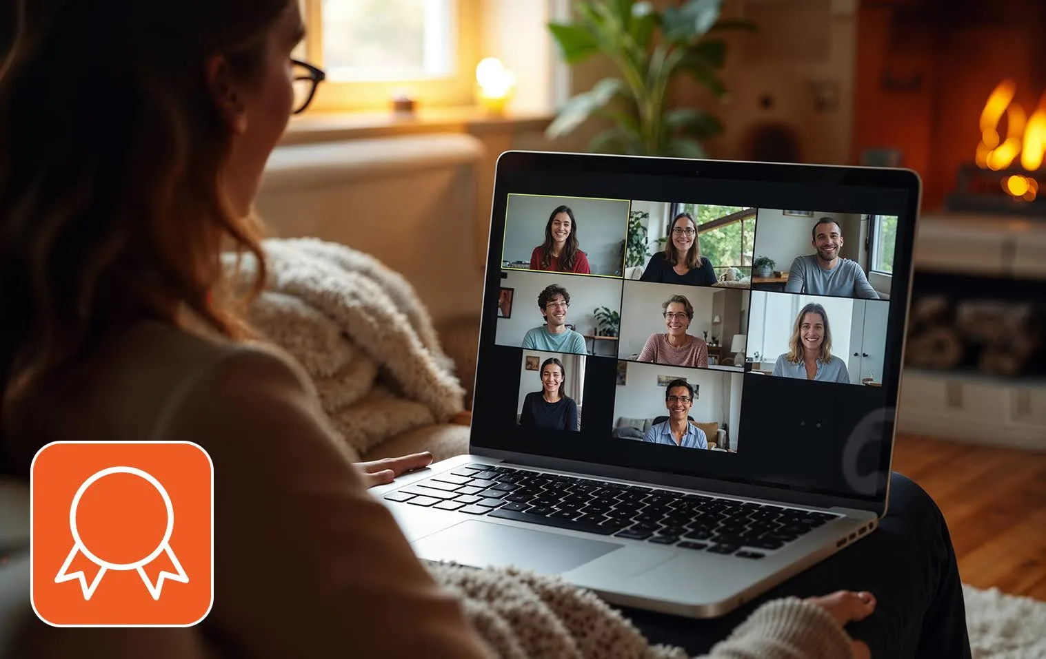 Remote team engagement on video call