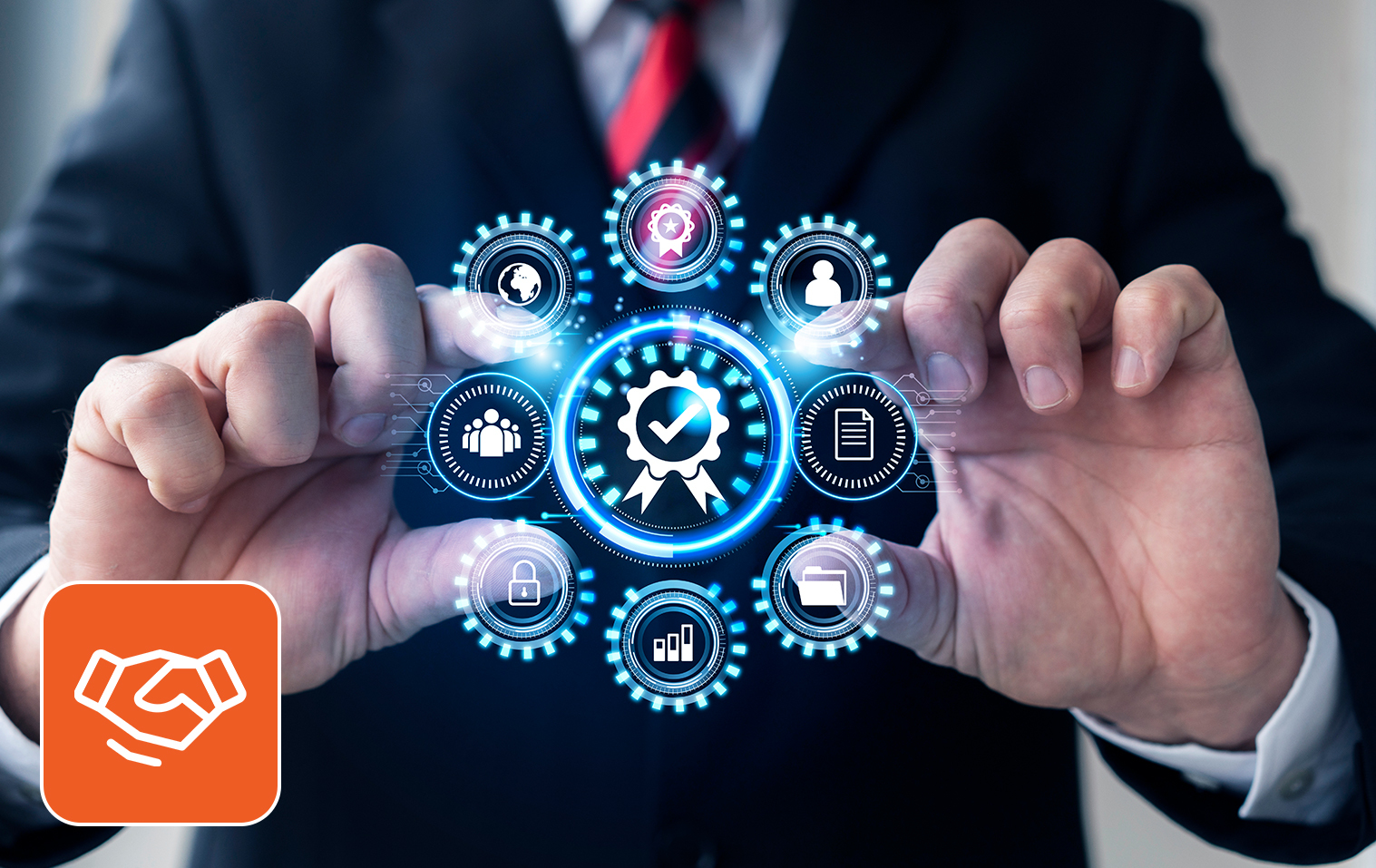 A man leveraging digital means to simplify hiring processe