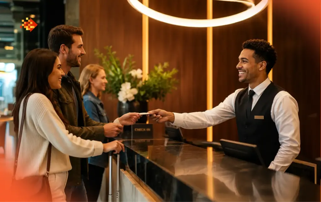Hospitality employer interviewing candidates for seasonal hotel and resort roles