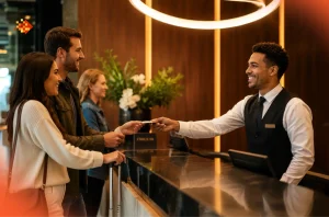 Hospitality employer interviewing candidates for seasonal hotel and resort roles