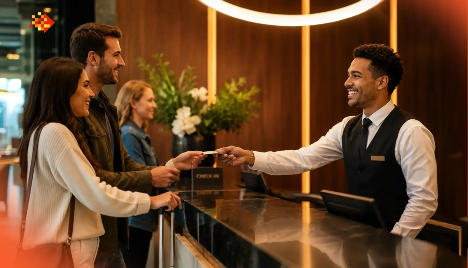 Hospitality employer interviewing candidates for seasonal hotel and resort roles