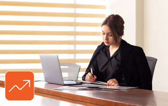 5 Topics To Highlight As An Independent Contractor An independent contractor working on a laptop in an office setting