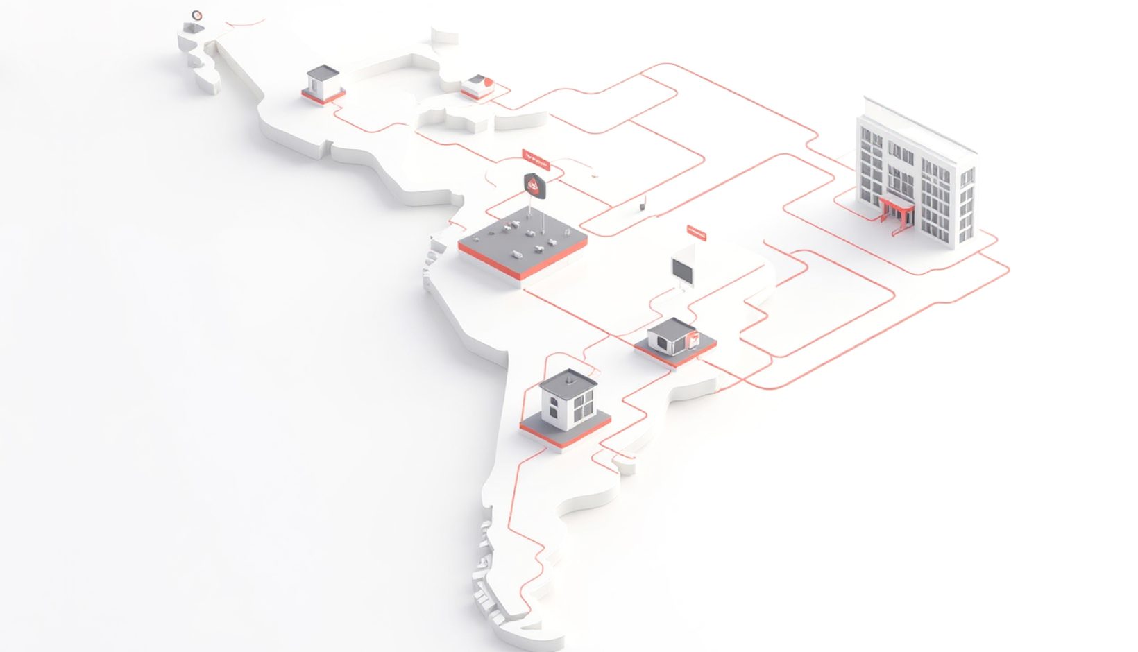 Mapa de Nearshoring en LATAM