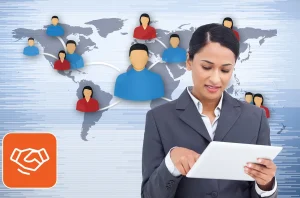 Cross-border employment concept