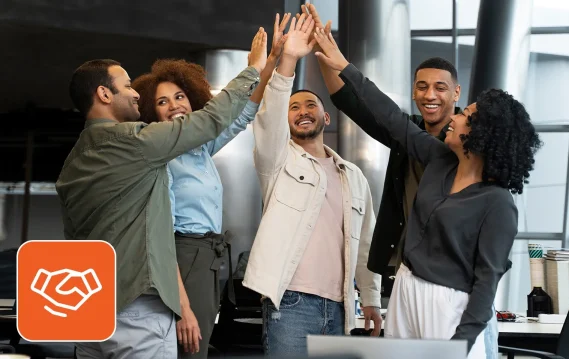 direct-hire-solutions-employee-retention Employees enjoying with feeling of workforce stability