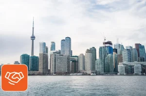 Toronto skyline representing the city’s growing executive search and leadership hiring landscape