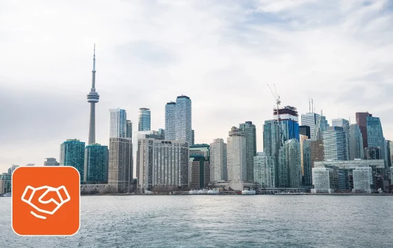 Toronto skyline representing the city’s growing executive search and leadership hiring landscape